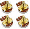 FLEOR 4PCS Full Size A500K B500K Potentiometer Guitar Tone Volume Control Pots L18mm Gold-plated Copper Long Split Shaft