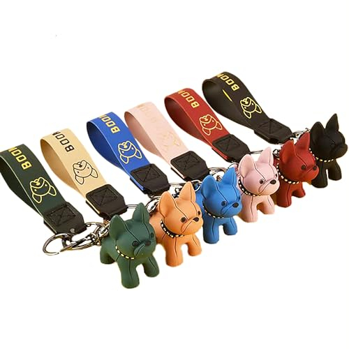 Hund Schlüsselbund, Schlüsselanhänger, Kreative Französische Bulldogge Schlüsselring, Tier Schlüssel, Cartoon Hund Schlüsselanhänger, Für Frauen Tasche Charm Männer Auto