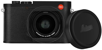 JJC Kratzfester Schutzaufkleber, kompatibel mit Leica Q3 Digitalkamera, rutschfestes Kameragehäuse, Schutzfolie (schwarz)