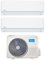 Climatiseur double 12+12 MIDEA DC Inverter R32 A++A+ M2OE-18HFN8 Ligne 2023 WI FI incluse avec unité extérieure M2OE-18HFN8