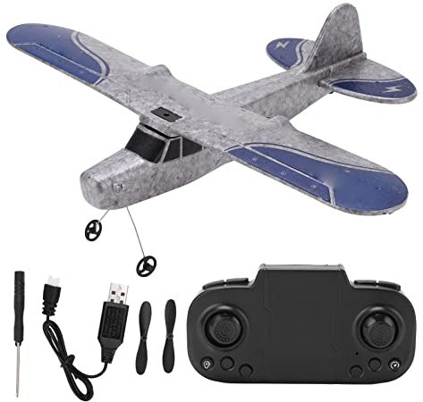 BuyWeek Aereo Telecomandato, TY9 2.4GHz 2 Canali Aliante Volante Telecomandato Aereo Radiocomandato RC in Schiuma EPP Aeroplano Telecomandato per Adulti Bambini Principianti