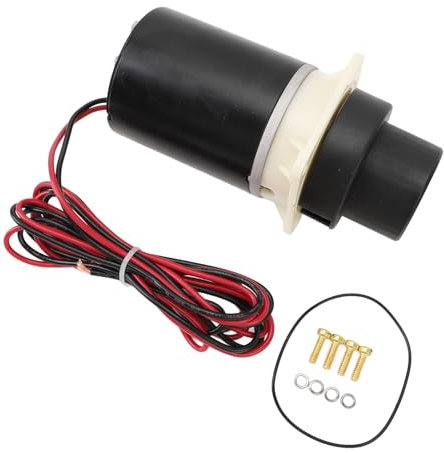 Pompe à Moteur de Toilette, Ensemble de Pompe de Toilette Marine à Chasse D'eau Silencieuse RV 37072-0092 pour Toilettes de Style Design Jabsco 37045 37245