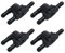 4X 8532128020 Scheibenwaschanlage Rückschlagventil Rückschlagschlauch T-3-Wege kompatibel mit 4Runner Corolla Highlander Land Cruiser Prado Mirai Sequoia Tundra