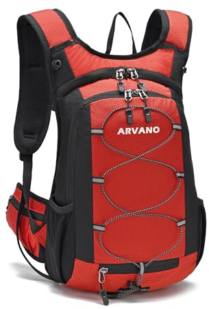 Arvano Fahrradrucksack leicht Skirucksack Klein Wanderrucksack Mtb Fahrrad Rucksäcke 15L Multifunktionaler Laufrucksack für Damen & Herren