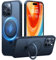 TORRAS Ostand Q1 Guardian für iPhone 16 Pro Hülle für MagSafe (Unsichtbarer Ständer, Nr.1 Magnetkraft,Umfassender Militärischer Schutz) Handyhülle iPhone 16 Pro Case All-in-One Schwarz