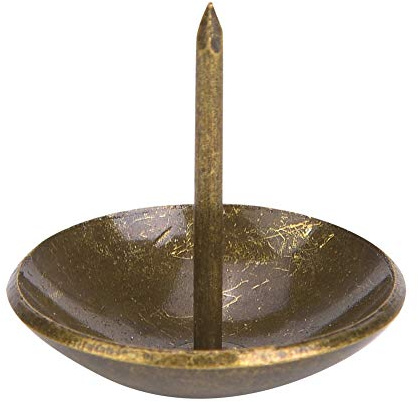 ANKROYU 30 Pezzi Chiodi per Tappezzeria, Disegni per Sedie, Chiodi per Moquette, Perni Rotondi per Ispessimento Tappezzeria, Borchie per Placcatura in Ferro per Accessori per (30 * 30mm (addensato))
