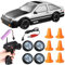 KBIBCK Ferngesteuertes Auto, 1:24 RC Drift Car, 4WD Spielzeugauto, RC Drift mit LED-Leuchten, Ferngesteuertes Drift Car, Geschenk für ab 4 5 6 7 8 + Jahre Kinder und Erwachsene, Weiß