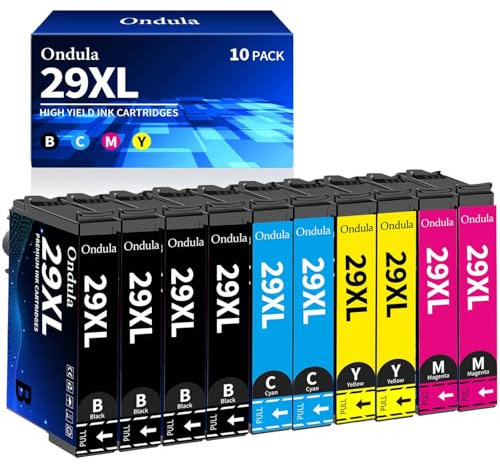Ondula 29XL Druckerpatronen Kompatibel für Epson 29 XL 29XL Multipack Patronen für Expression Home XP-332 XP-342 XP-345 XP-352 XP-442 XP-445 XP-455 XP-432 XP-245 XP-235 XP-335 XP-435 XP-247