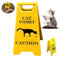 Cartello Vomito Gatto, Segnale Vomito Animale Domestico, Cartello di Vomito Cane, Segno Vomito Gatto, Decorazione Segnale Avvertimento Gatto, Novelty Warning Sign Decoration for Cat Dog Lovers (cat)