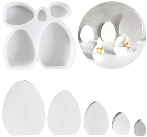 Haokelai Silikonformen Gießformen Ostern, Silikonform Ostern Geldgeschenk, Silikon Gießform Ostern, Osterhase Silikonform Geldgeschenk, für DIY Seife Kerzen Ostergeschenke (B)