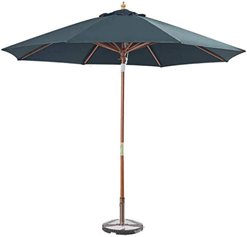 Sonnenschirme für den Außenbereich, versetzte Marktschirme, Gartensonnenschirme, Sonnenschirme aus Holz, für Garten und Terrasse, für den Außenbereich, Garten, Strand, Pool, Sonnenschutz, ohne Sockel