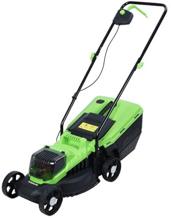 balurukt 1600W Powerful Electric Lawn Mower,Self-Propelled Cordless Lawn Tractors With Upgraded Brushless Motor for Garden, Yard and Farm Work Continuously For 2 hours Lawn Mower