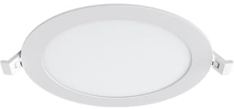 Braytron LED 9W Einbauleuchten 230V, 790LM Einbaustrahler Flach 26mm Einbauspots Deckenspots mit ontigriertem Trafo Spotlight Bad, Wohnzimmer, Küche, Rund Panel (Weiß, 9W, Neutralweiß 4000K)