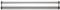 KitchenCraft Deluxe Wall-Mounted Magnetic Knife Rack, 30 cm (12), Silver