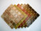 Mosaic Tile Mix. Warm Earth Browns 150 Tile Mix