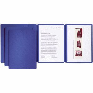 Pagna 15 x Präsentationsmappe Sprint 3-teilig blau