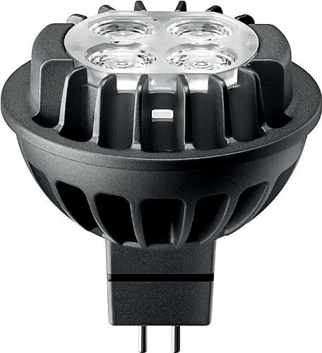 Philips LED-Lampe Master LEDspot 7W (hell wie 35W), 827 (extra warmton), Gu5,3, 60°, dimmbar, Reflektorlampe 50mm, 12V, 360 cd, 380 lm 655442