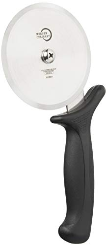 Mercer Culinary Millennia Pizza Cutter with Black Handle, 4-Inch Wheel