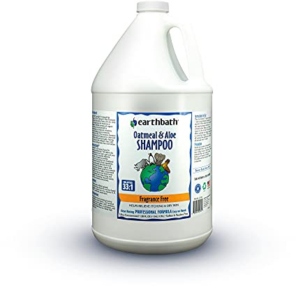 Earthbath Shampoo Duft Frei Hund, 3,8 l, Hafermehl und Aloe