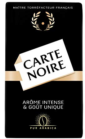 Carte Noire, Classique, Café Moulu Idéal pour les Cafetières Filtres, pour un Café avec un Arôme Intense et Subtil, avec des Notes Suaves et Profondes, 100% Arabica, Torréfié en France, Paquet de 250g