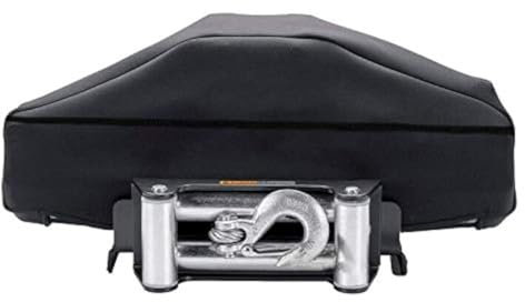 Housse de protection en néoprène résistante aux intempéries pour treuils, résistante aux UV, imperméable, avec cordon de serrage, s'adapte à la plupart des treuils électriques jusqu'à 5,4 kg CYFC1532