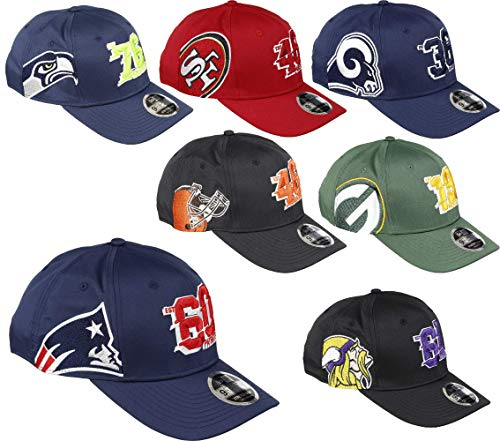 New Era Seattle Seahawks Established Number 9Fifty Stretch Snapback Cap - M - L