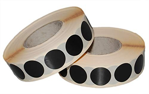 Flachberg 4000 Stück Schusspflaster für Zielscheibe 20mm (Schwarz)