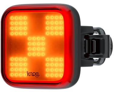 Knog Blinder Rear Square - Luz Trasera para Adulto, Unisex, Color Negro, Talla única