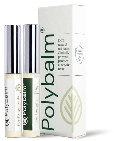 Polybalm Topical Nail Application | Scientifically Tested and Proven | Only Pure Plant Based Ingredients | Made by a Trusted UK Company | Nail Health Treatment Balm