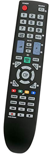 ALLIMITY AA59-00484A Remplacement de la télécommande pour Samsung Plasma TV LE19D450 LE19D450G1W LE19D450G1WXXU LE22D450G1W LE22D451G3W LE26D450G1W LE32D450 LE32D450G1W LE32D550K LE32D570K2S