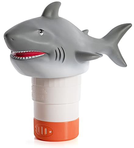 XY-WQ Chlorine Floater, Floating Pool Chlorine Dispenser (Shark)