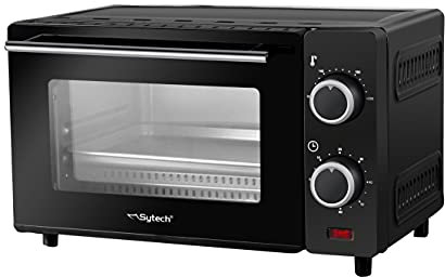 mini horno electrico, 10 litros, 650w., negro (sytech)