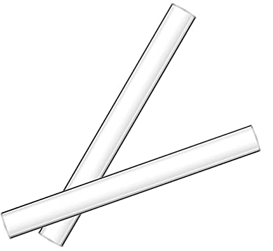 2-Piece Acrylic Clay Roller Set - Ultra Smooth, Solid Material, Ideal for Polymer Clay Art & Craft