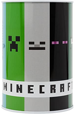 Metallspardose für Kinder - Minecraft