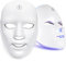Led-Gesichtsmaske, Photon Therapie Maske, Drahtlose 7 Farbe Led Maske, Hautverjüngungs Gesichtsmaske Für Gesicht Anti-Aging, Whitening, Reduziert Pickel (a)