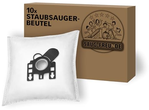 SAUG-FREUnDE 10 sacchetti per aspirapolvere HOOVER Arianne T 2200, T 2530, Micropower SC 100, SC 120, Sensory TS 1625, TS 2061, TS 2308, Telios T 4300, T 5610, Telios Plus TE70_TE75, TE80pet, …