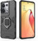 Tieeyivv Hülle Kompatibel mit Oppo Reno 8 Pro 5G Cover Handyhülle PC Rückseite, 360°Grad Drehung Fingerring Ständer Weiche TPU Kante Halter Handy Hüllen Bumper Schutzhülle