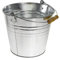 HERSIG - Cubo de metal con asa - 12L | d29x25/44cm
