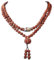 Rudraksha Samen Mala Storite Himalaya 108 Perlen Halskette Perle Natürliche Himalaya Rudraksha Samen Gebetskette Handgelenk Mala Wrap Armband Perlengröße 8 mm Mode-Accessoires