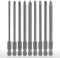 CPROSP 9x Bit Avvitatore Lunghi 100mm, Punta a Croce Con Codolo Esagonale Per Cacciaviti Elettrici Manuali, Trapani