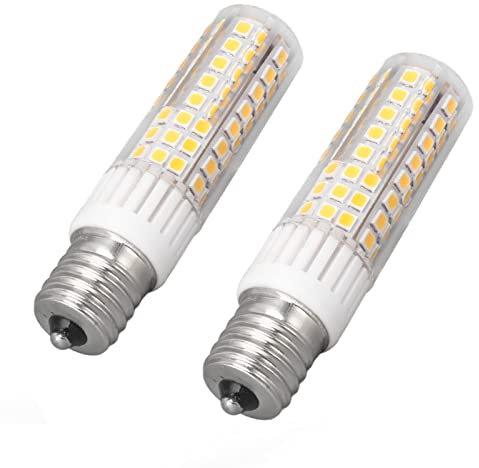 E17 Microwave Bulb, PC 100LEDs LED Microwave Oven Stove Bulb 100-240V E17 2PCS for Home (Warm Light)