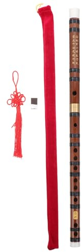 SUPVOX 1 Set chinesische Flöte für Anfänger, tragbares Holzblasinstrument für Kinder und Erwachsene, traditionelles Musikinstrument zum Lernen und Aufführen