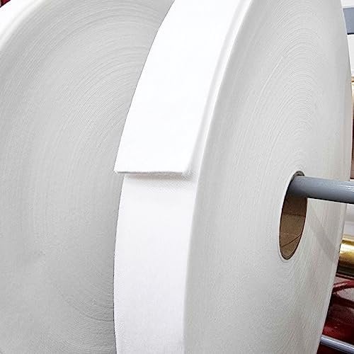 Iron On Fusible Volume Fleece Thick Wadding Batting Easy to Apply 40mm Wide Sewing Bag Making Quilting Crafting Heat & Bond Art Crafts (1 Metre)