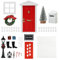 CPROSP Kit Fai da te Mini Porta dell'elfo 20pcs, Porta degli gnomi – l'elfo entra in casa di Natale - Porta degli Elfi di Natale, Decorazione natalizia, Perfetto per qualsiasi festa o evento di Natale