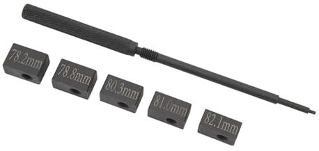 Keenso Motoren-Einspritzdüsen-Höhenmessgerät, 3350 Einspritzdüsen-Höhenmessgerät-Set mit 5 Messblöcken, Ersatz für Detroit-Dieselmotoren der 50er- und 60er-Serie