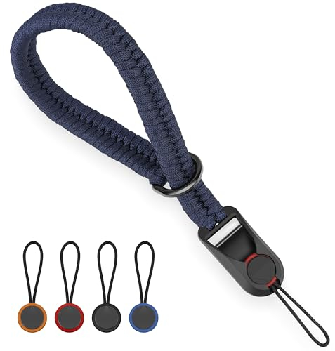 SUNYA Camera Wrist Strap for Photographers with Quick Release Buckle Paracord Rope Camera Hand Strap Compatible for DSLR or Mirrorless Camera