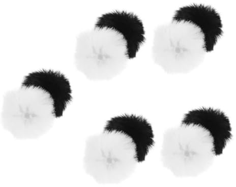 TOYANDONA 30pcs Wind Cover for Microphone Furry Windscreen Muff Noise Reduction for Outdoor Recording