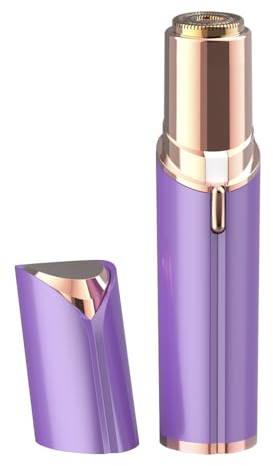 LED Facial Hair Remover for Women - Face Shaver for Cheeks, Lips, Chin & Eyebrows - Battery Included