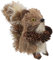 Toddmomy Squirrel Christmas Ornament Christmas Ornament Squirrel 1pc Straw Squirrel Ornaments Fall Straw Squirrel Squirrel Figurines Small Christmas Squirrel Decor Landscape Decor