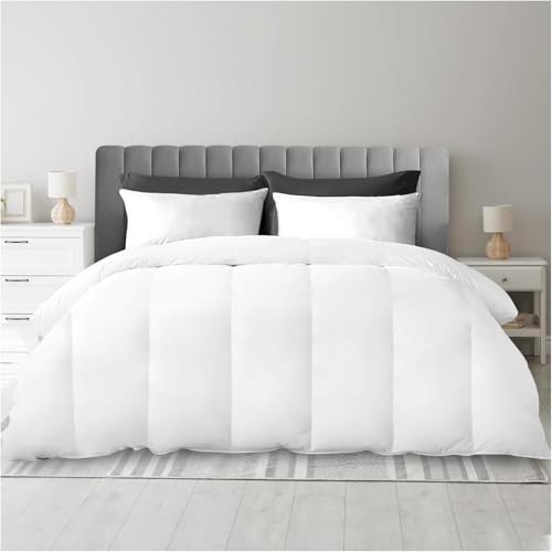 Hollowfibre 13.5 Tog Super King Duvet/Quilt White Luxury Hotel Quality Super Microfibre For Summer Winter Warm Cosy Breathable Washable